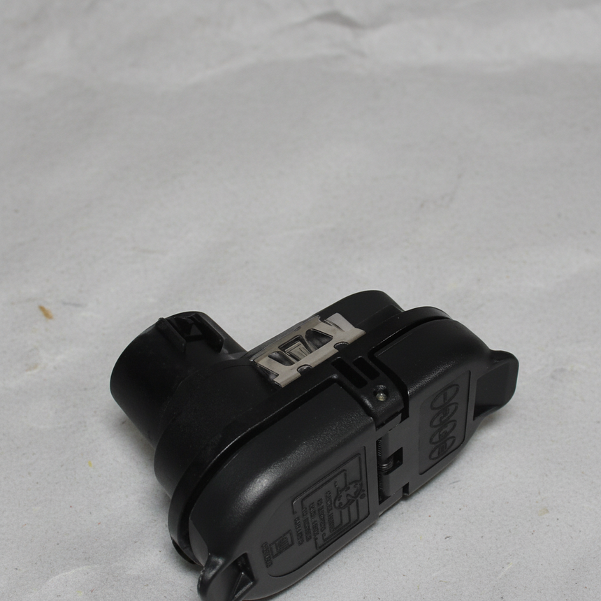 2019-2025 Silverado Sierra Rear Bumper Trailer Plug Receptacle Genuine OEM – Lower Middle Detail
