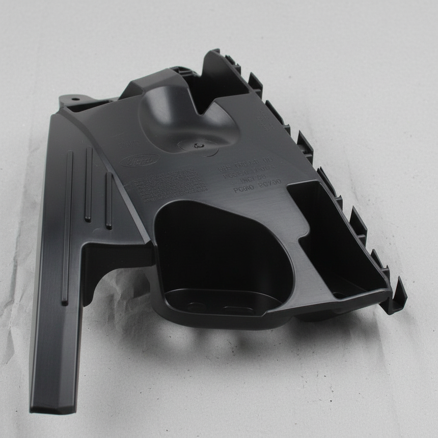 2019-2023 Ford Ranger Front Bumper Upper Mounting Bracket - Bottom Macro Crop on kraft paper background