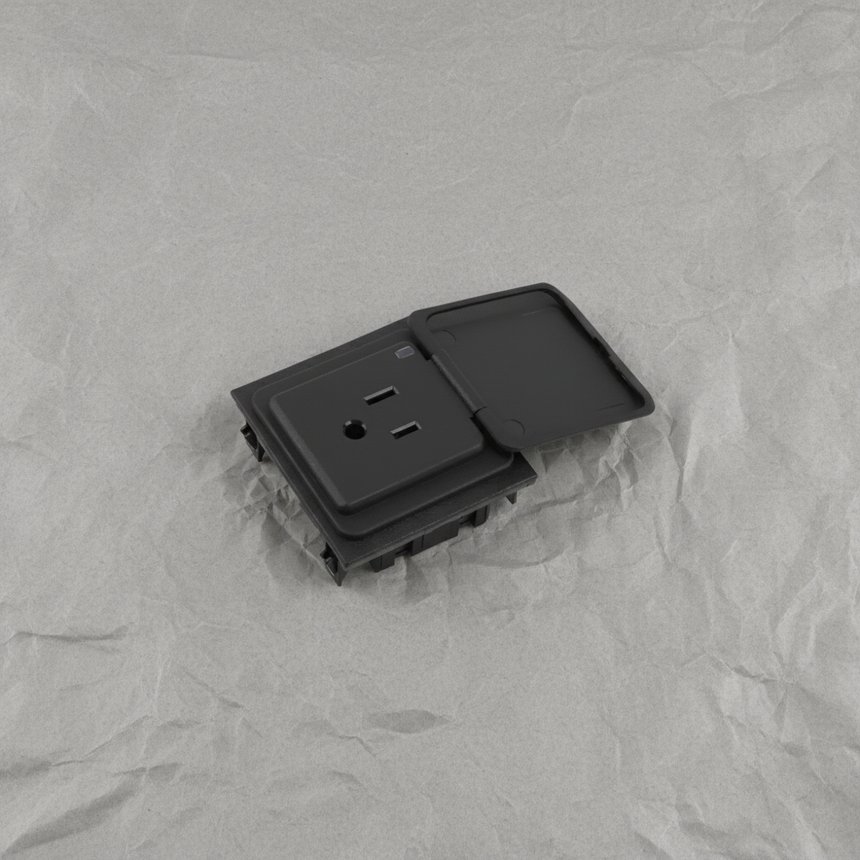 2019-2025 GM Express Savana 2500 3500 Ebony Dash Trim Cover 120V OEM - Full View 2