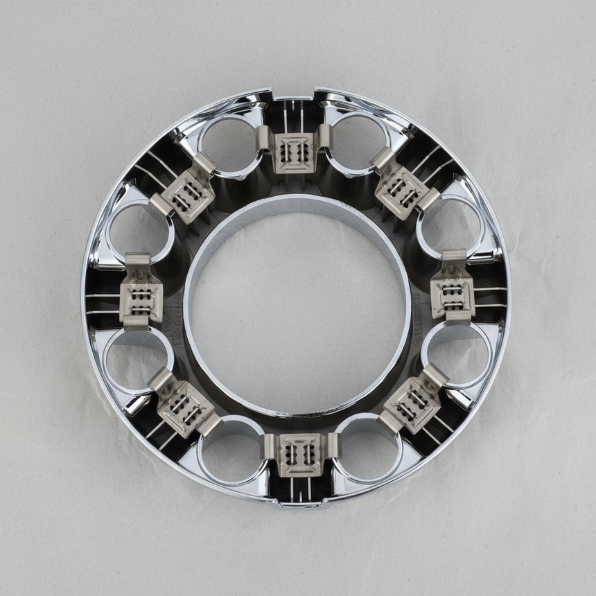 2017-2026 Ford F-250 F-350 F-450 Super Duty 18 Chrome Clad Wheel Cap OEM - Full View 2
