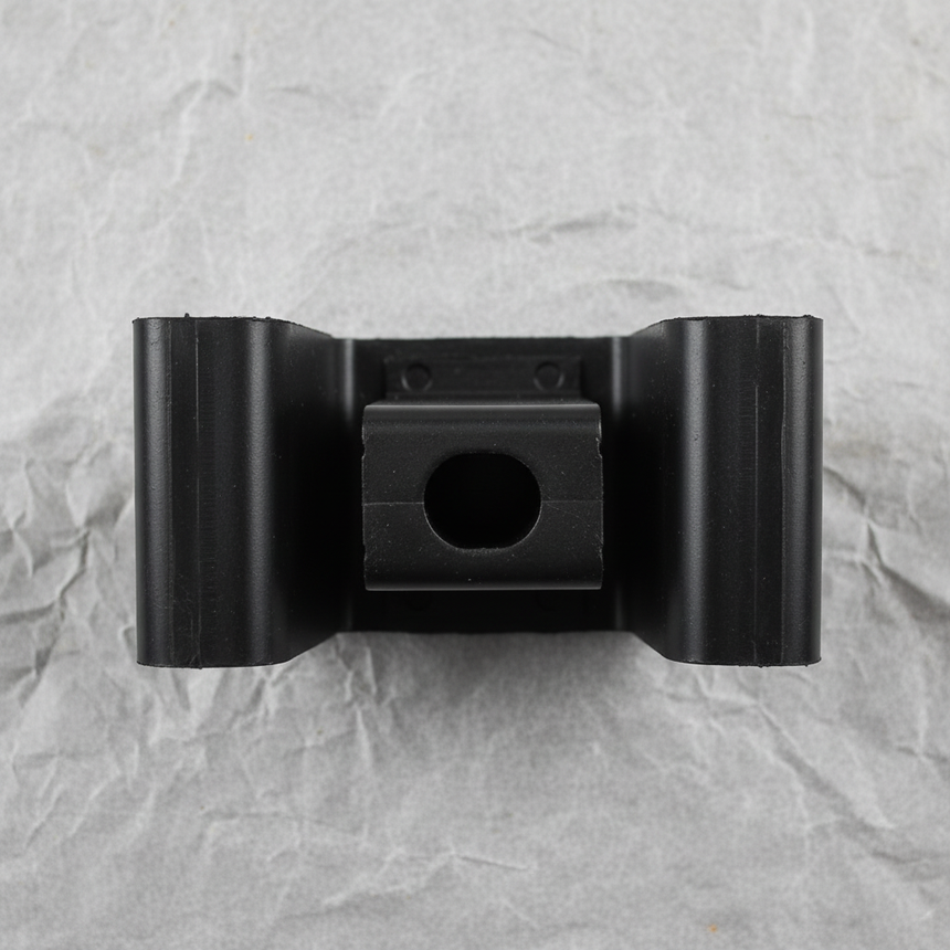2016-2024 Nissan Titan XD Rear Leaf Spring Rubber Bumper — Middle Detail Angle 2