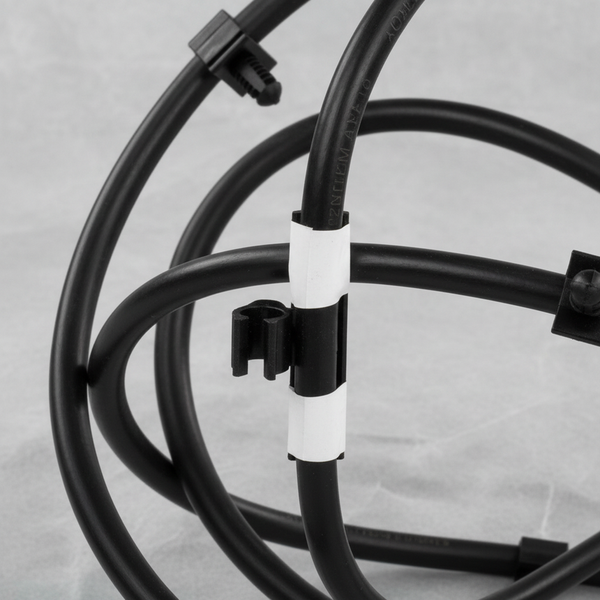 2014-2023 Ford Transit Connect Front Washer Hose Forward Genuine OEM - Middle Macro Crop