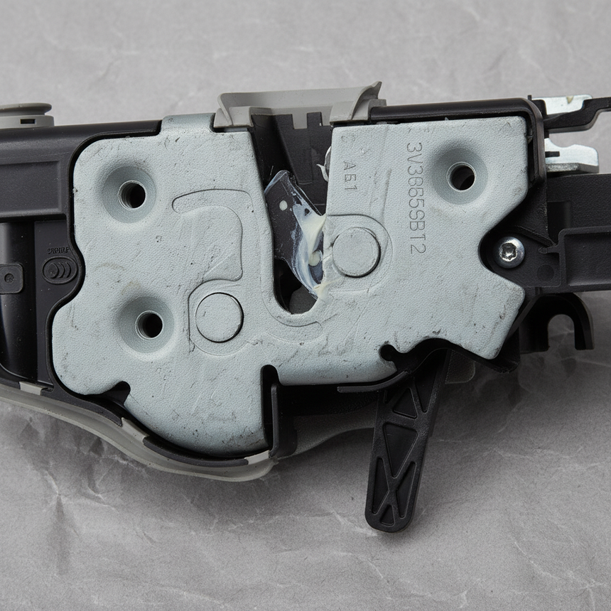 2020-2022 Ford F-250 F-350 F-450 F-550 OEM Driver Side Front Door Lock Actuator - Middle Detail