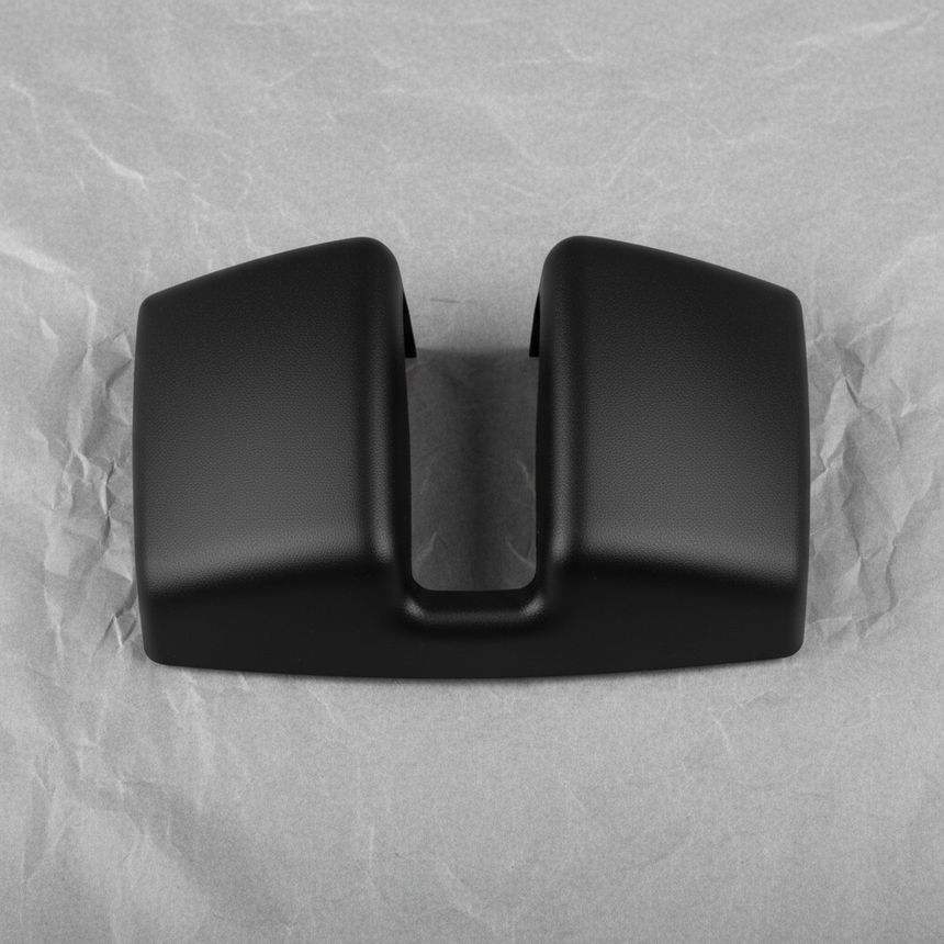 2005-2025 Corvette Genuine OEM Black Lift-Off Roof Latch Cover Coupe - Middle Detail