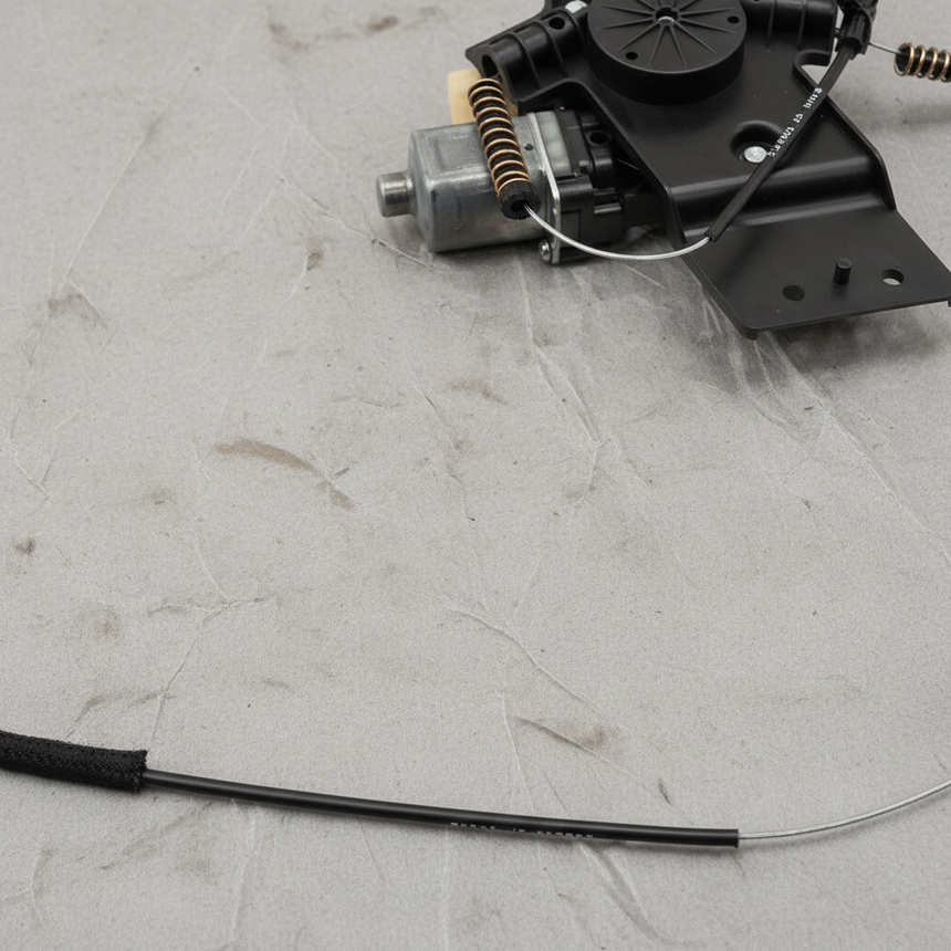 2015-2025 Ford F-150 F-250 F-350 OEM Rear Power Sliding Glass Motor - Bottom Detail