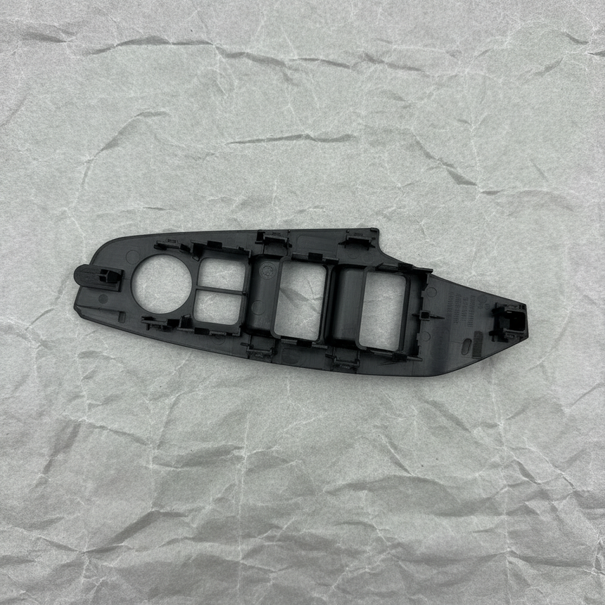 2017-2018 Mazda 3 Driver Side Door Switch Trim Panel Piano Black OEM - Full View
