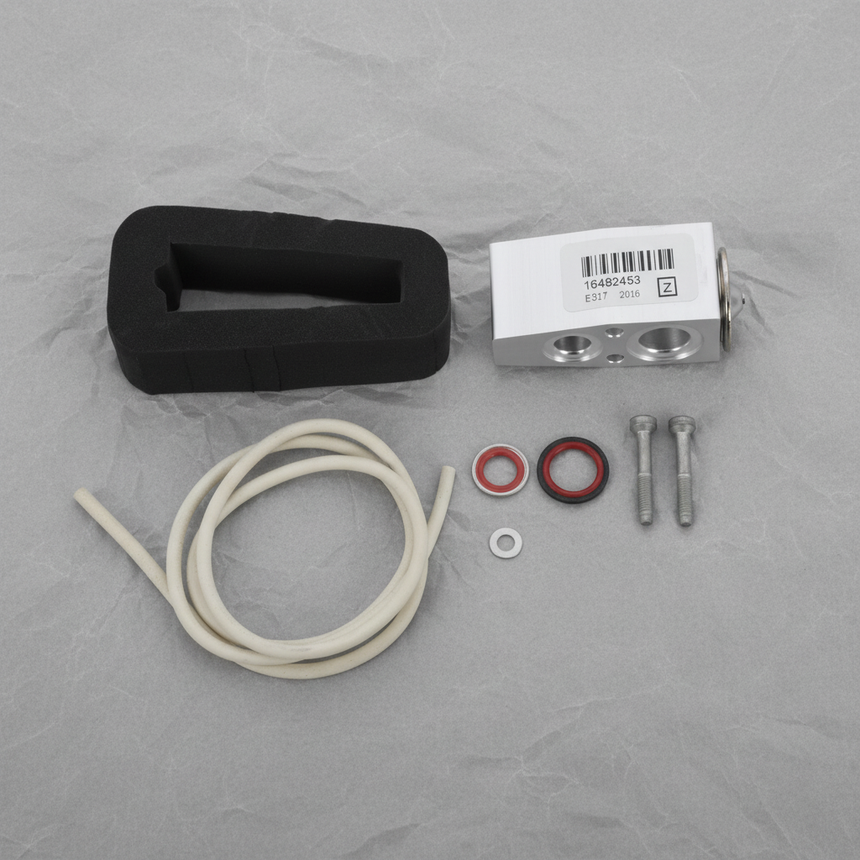 Full View - A/C Expansion Valve on Grey Kraft Paper
