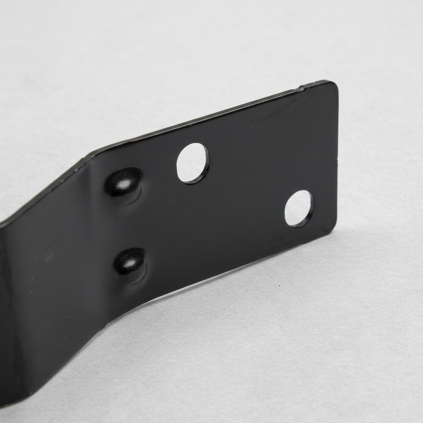 2019-26 Ram DT 1500 Crew Cab OEM Driver Side Tailgate Pivot Bracket Macro Crop 2