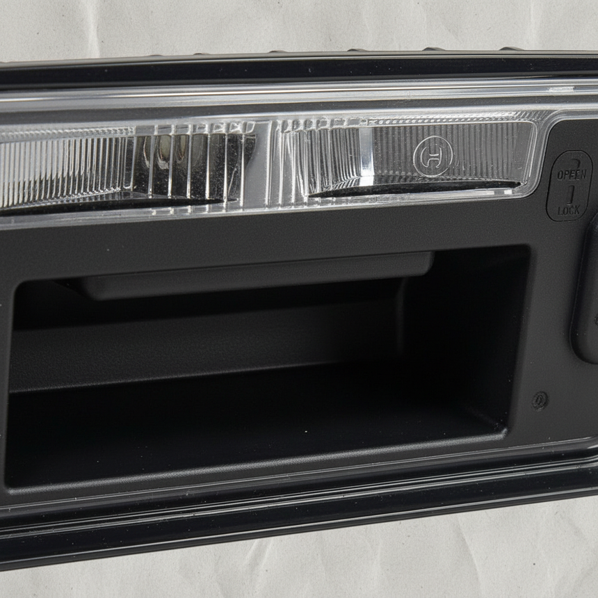 2023-2026 Honda CR-V HR-V Pilot License Plate Light Genuine OEM – Center Detail Angle 2