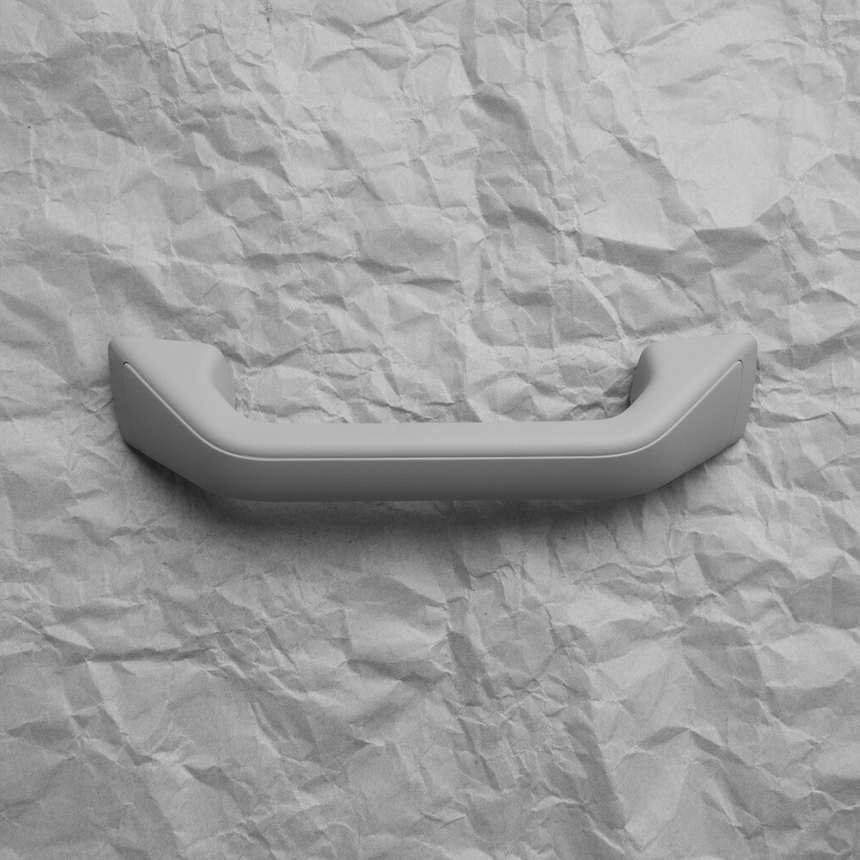 2019-2022 Ford F-150 Crew Cab Rear Passenger Assist Handle Medium Earth Gray OEM – Full View