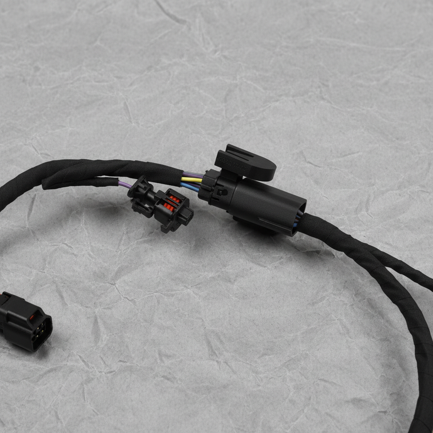 2014-2020 Chevy GMC 4.3L Passenger Side Fuel Injector Connector Genuine OEM - Detail
