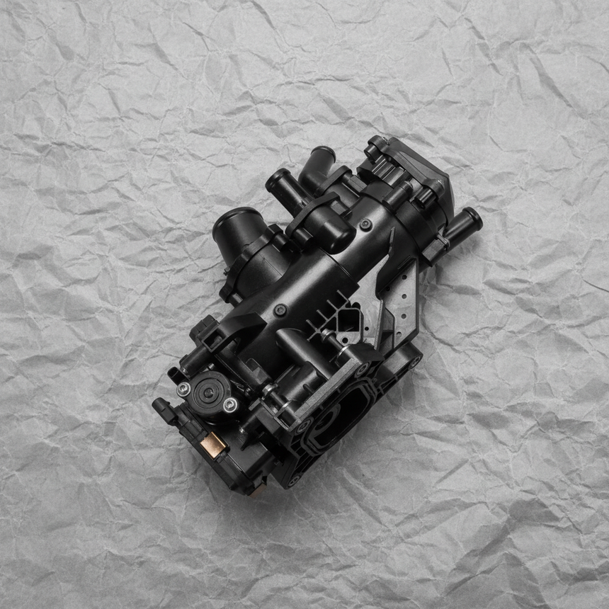 2019-2025 GM Coolant Flow Control Valve OEM - Full View Angle 2