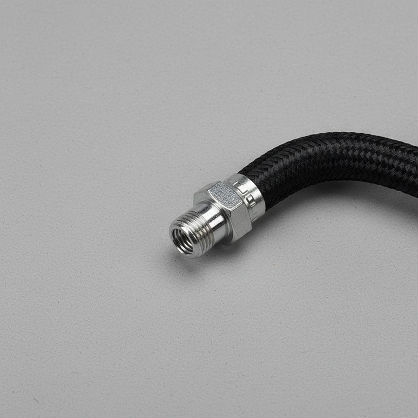 Ford F-250/F-350 Power Steering Return Hose - Bottom Detail