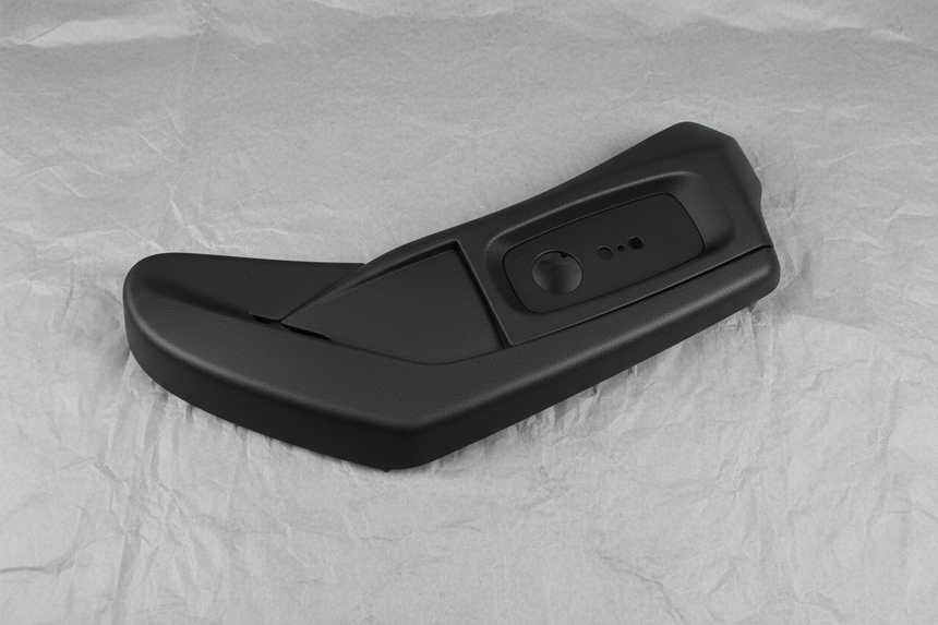2020-2024 Ford Explorer 6 way Seat Side Trim Cover Driver Side Black