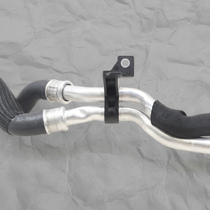 Ford Mustang Engine Oil Cooler Hose Top Detail