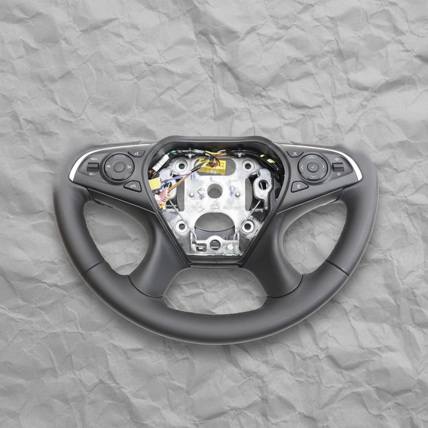 2018-2021 Buick Enclave 3.6L Steering Wheel Black Leather OEM