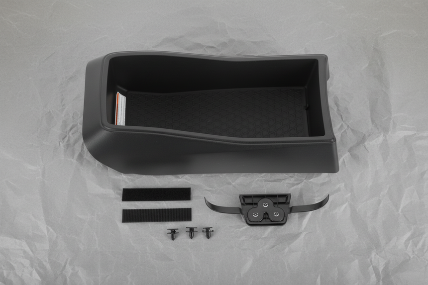 2023-2025 Nissan Ariya Front Center Console Storage Bin Black OEM