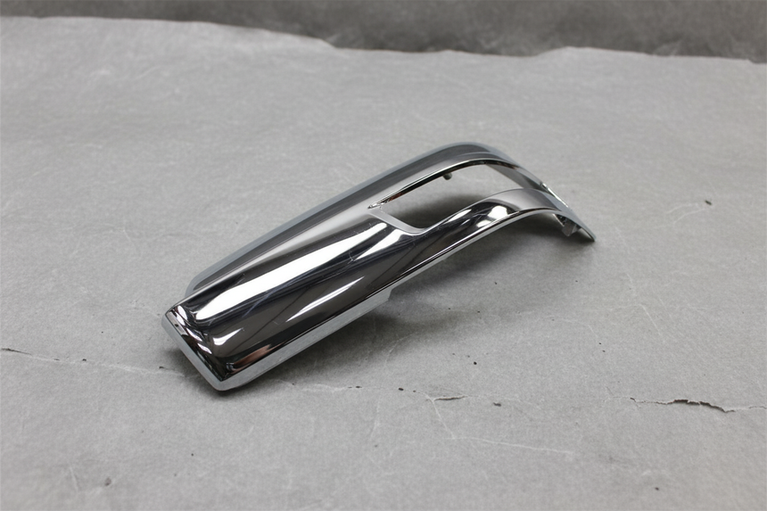 2016-2024 Nissan Titan XD Driver Side Door Mirror Cap Chrome - Angle View 2