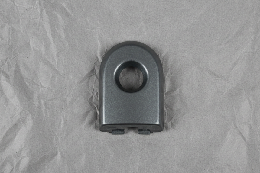 2008-2012 Nissan Versa Driver Side Front Door Handle Bezel Magnetic Gray OEM