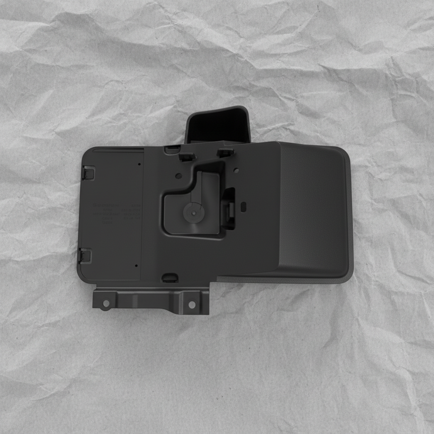 2007-2018 Jeep Wrangler JK Rear License Plate Bracket with Light OEM