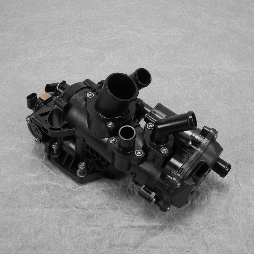 2019-2025 GM Coolant Flow Control Valve OEM - Bottom Detail