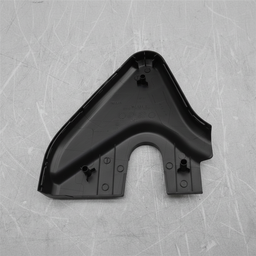 2016-2019 Ford Explorer 3rd Row Seat Latch Cover Ebony OEM - Full View Angle 2