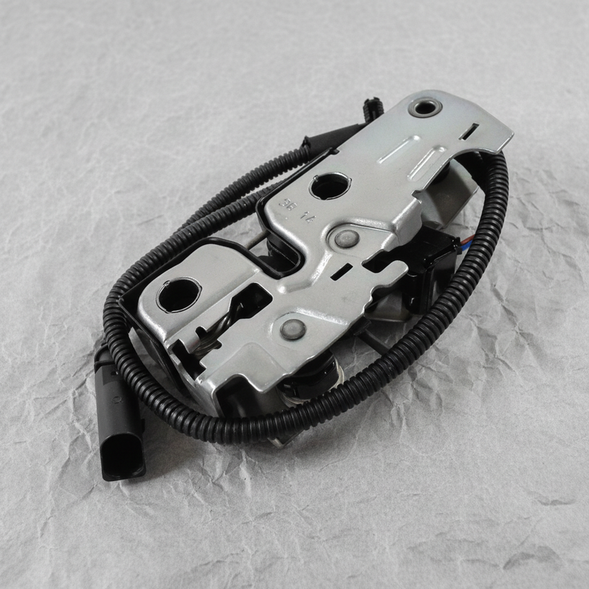 2010-14 Volkswagen Golf GTI Jetta OEM Hood Lock Latch with Switch Cable
