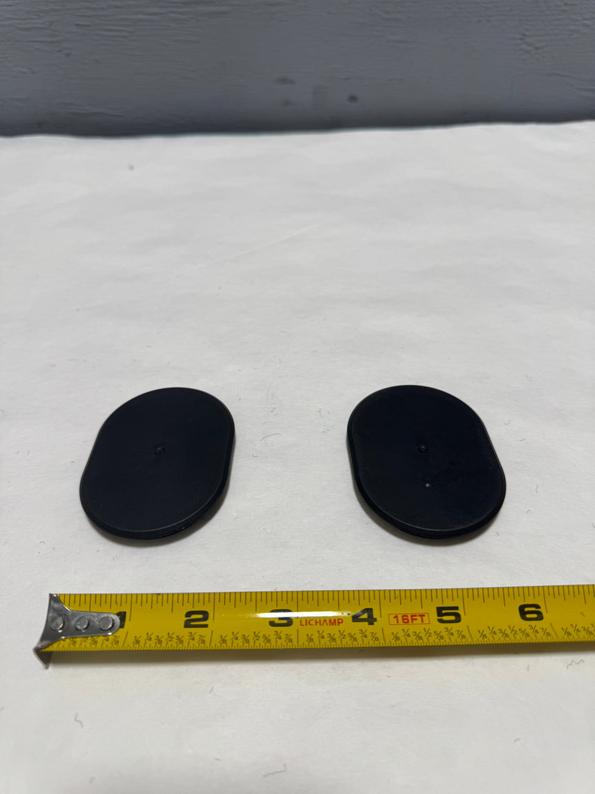 2007-2024 Ram 2500 3500 (2) Truck Bed Front Panel Plugs (3"x 2 3/16") For Front Panel Not The Floor