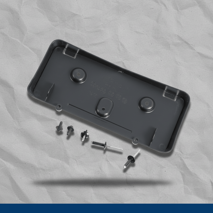 2009-2012 Lincoln MKS Front License Plate Mounting Bracket Genuine OEM