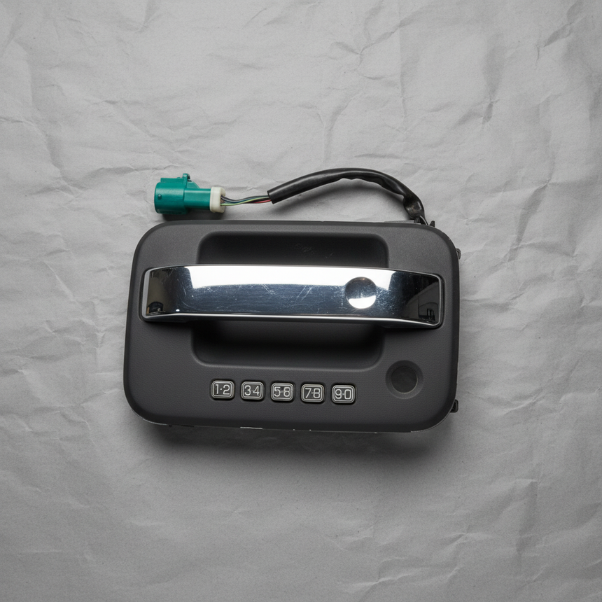 2009-2014 Ford F-150 Front Driver Side Black Chrome Keypad Door Handle OEM