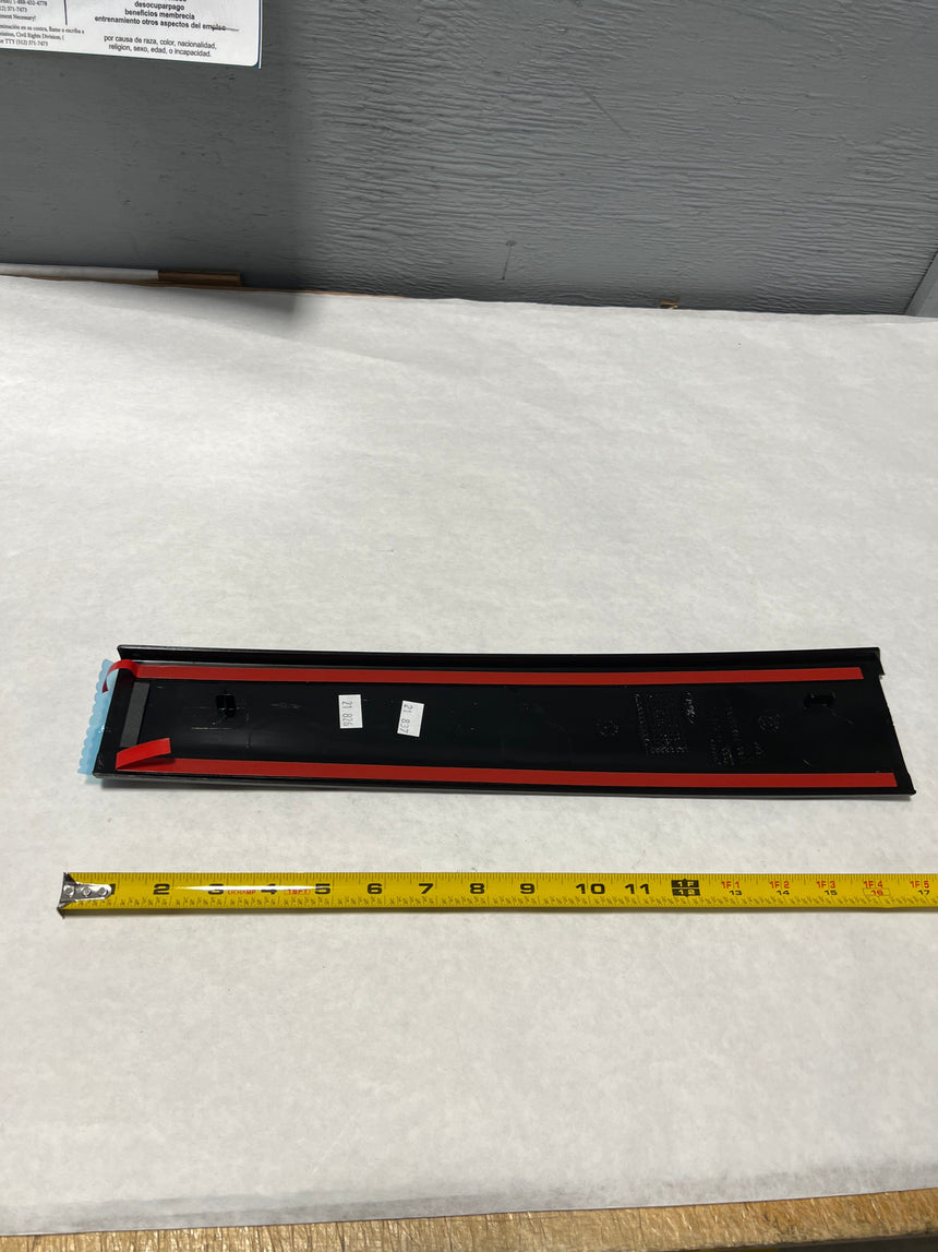 2009-2019 Ford Flex Driver Side Back Of The Back Door Pillar Black Applique Molding