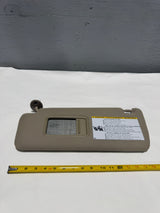 2010-2024 Toyota 4Runner Driver Side Sun Visor Sand Beige Color OEM Genuine
