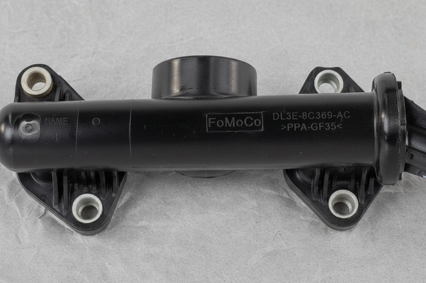 2011-2012 Ford F-150 Engine Coolant Outlet Flange Genuine OEM
