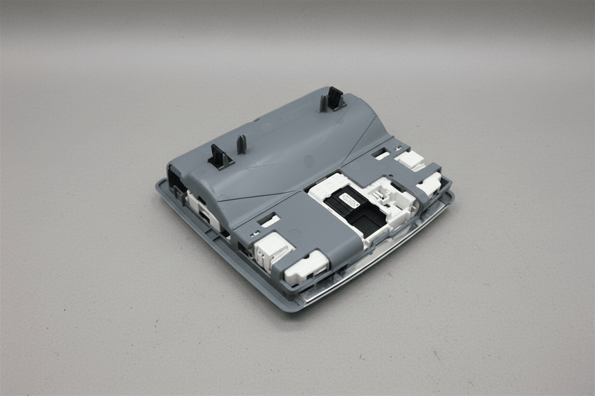 2011-2014 Ford F-150 Overhead Console Steel Gray With Storage Power Rear Window Genuine OEM