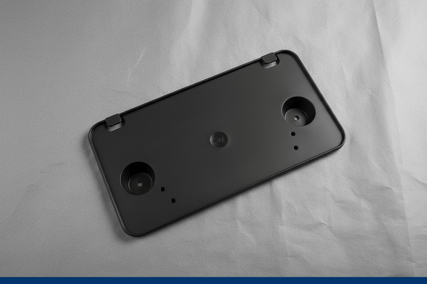 2011-2015 Lincoln MKX Front Bumper License Plate Bracket No Hardware