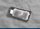 2011-2018 Kia Forte Driver Side License Lamp Genuine OEM