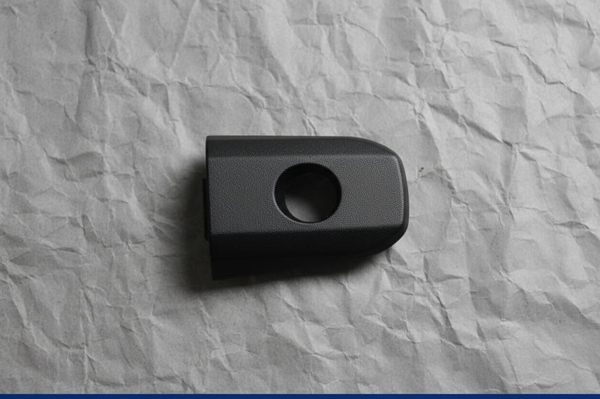 2011-2020 GM Silverado Tahoe Suburban Yukon Front Door Lock Cylinder Bezel Black OEM