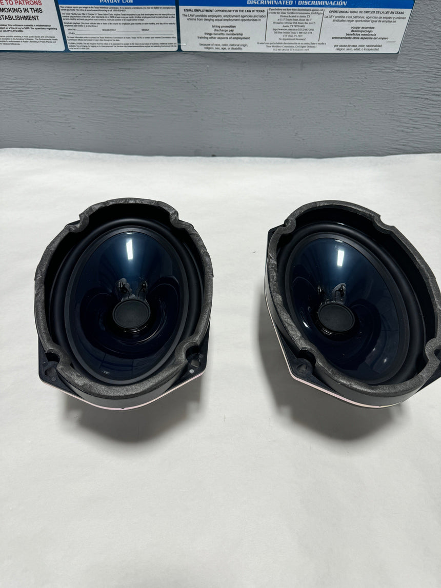 2013-2020 Ford Fusion (2) Back Deck Subwoofer Speakers For Audiophile System