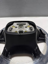2014-2018 Silverado 1500 Black Heated Leather Steering Wheel Without Crash Alert