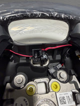2014-2018 Silverado 1500 Black Heated Leather Steering Wheel Without Crash Alert