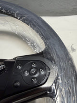 2014-2018 Silverado 1500 Black Heated Leather Steering Wheel Without Crash Alert