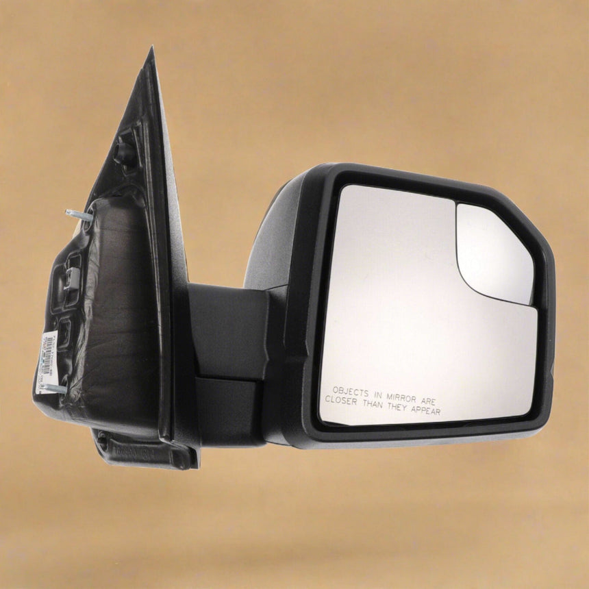 2015-2018 Ford F-150 Passenger SidePower Mirror Black - Non Folding- No Turn Signal