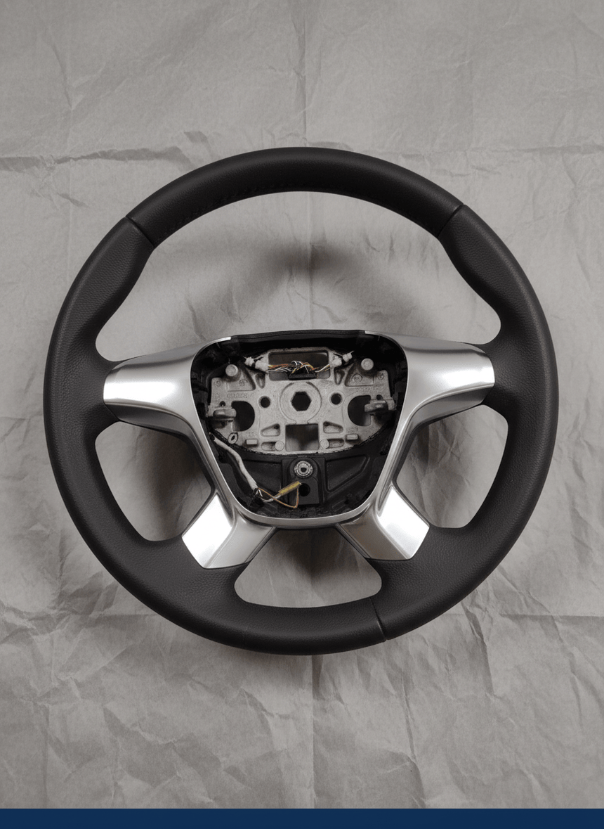 2015-2019 Ford Transit 150 250 350 Black Steering Wheel Genuine OEM