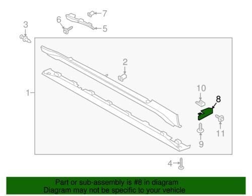 2015-2023 Ford Mustang Driver Side Air Deflector OEM