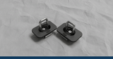 2015-2025 Ford F150 Bull Ring Stainless Steel Bed Hooks Pair Genuine OEM