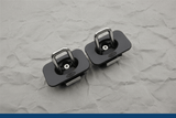 2015-2025 Ford F150 Bull Ring Stainless Steel Bed Hooks Pair Genuine OEM