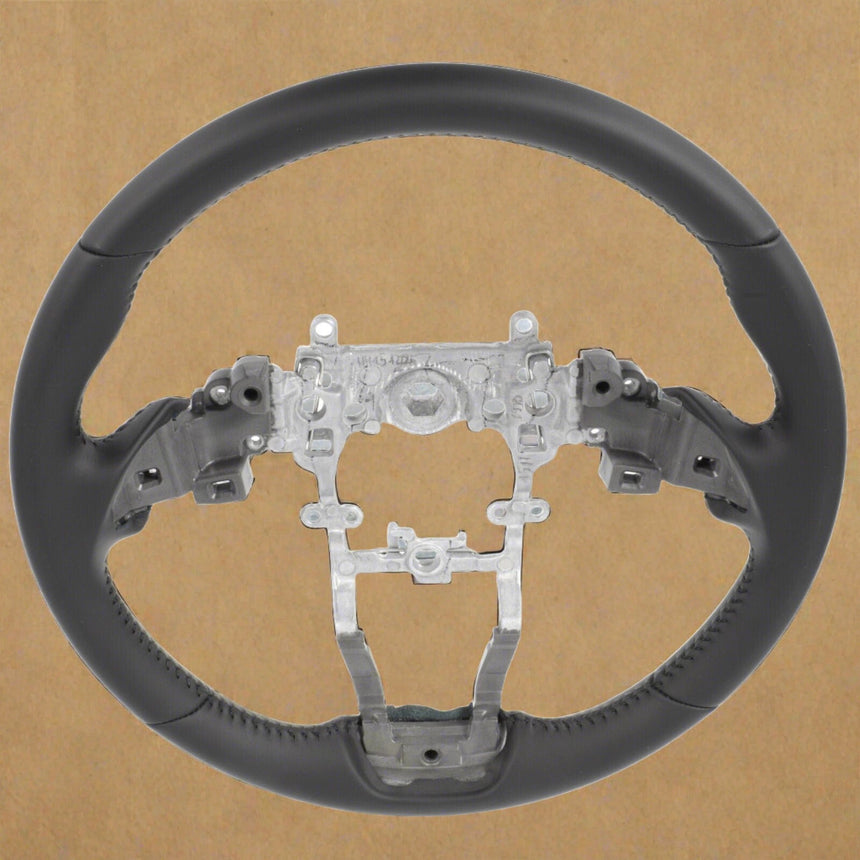 2016-2021 Mazda CX-9 Leather Non Heated Steering Wheel Without Stitching, Without Paddles Shifters