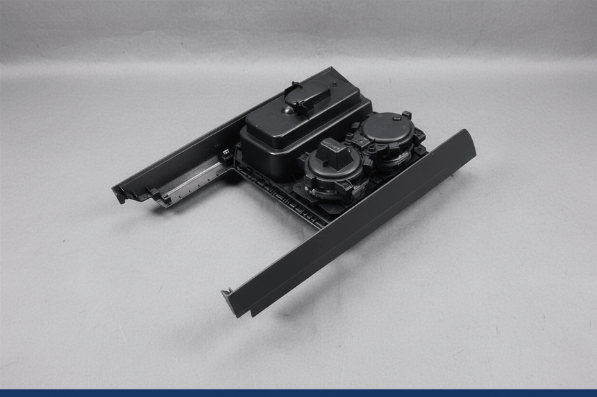 2017-2022 Ford F-250 F-350 Center Console Cup Holder Panel Obsidian OEM