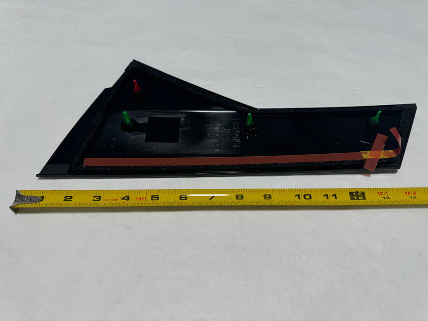 2017-2024 Mazda CX-5 Passenger Rear Door Garnish Pillar Trim Piano Black OEM