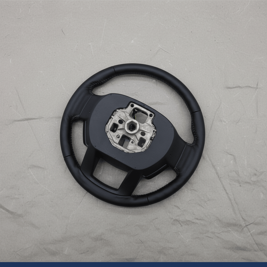2018-2020 Ford F-150 Steering Wheel Black Leather Genuine OEM
